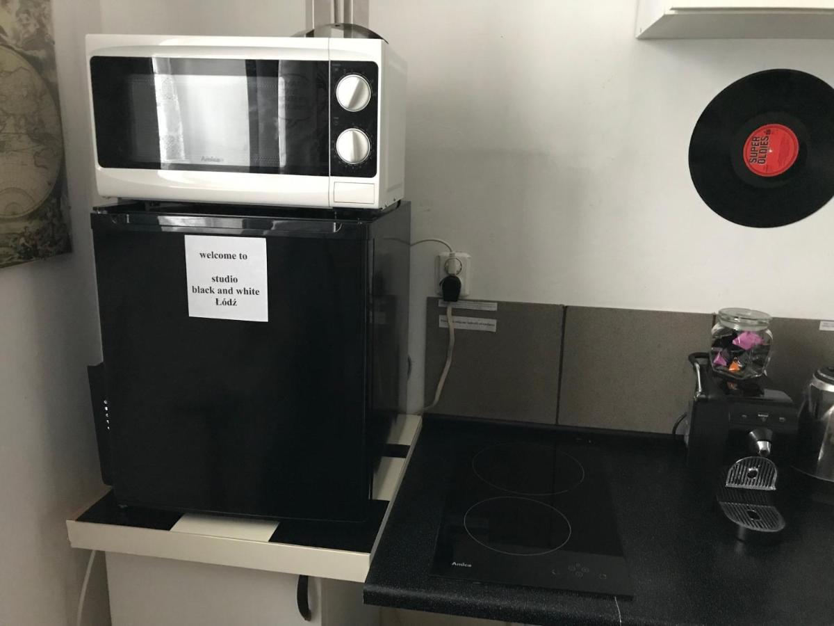 Studio Black And White Apartment Лодз Екстериор снимка