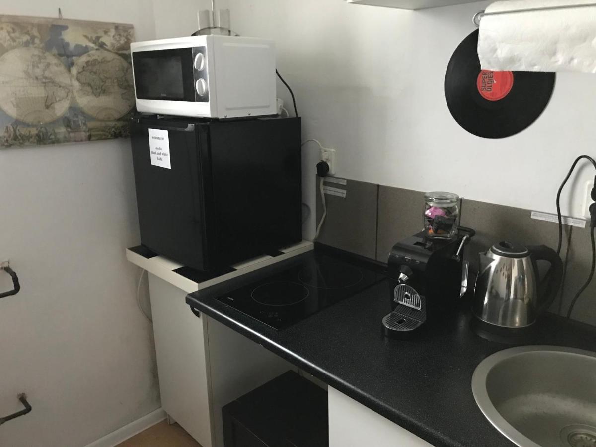 Studio Black And White Apartment Лодз Екстериор снимка